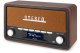 Przenośne radio Audizio Foggia stereo z budzikiem DAB+ FM- 50W - brązowy one size 4