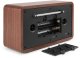 Przenośne radio Audizio Foggia stereo z budzikiem DAB+ FM- 50W - brązowy one size 6