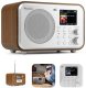 Radioodtwarzacz Audizio Radio Milan DAB+ z baterią w kolorze srebrnym one size 1
