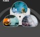 Wytwornica dymu F509LW z efektem LED RGB biała Fuzzix+ płyn gratis one size 11
