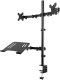 Podwójne ramię do monitora 13"-32" z podstawką na laptop CMA20L Audizio one size 4