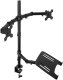 Podwójne ramię do monitora 13"-32" z podstawką na laptop CMA20L Audizio one size 5