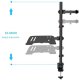 Pojedyncze ramię do monitora 13"-32" z podstawką na laptop CMA10L Audizio one size 10