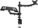 Pojedyncze ramię do monitora 13"-32" z podstawką na laptop CMA10L Audizio one size 3