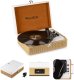 Gramofon w walizce RP119 Audizio złoty one size 1