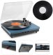 Gramofon Audizio Gramofon RP113D wejście/wyjście BT niebieski+ winyl one size 2