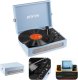 Gramofon w walizce RP118E Fenton wejście/wyjście BT niebieski one size 1