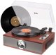 Gramofon RP180 Fenton głośniki USB BT FM brązowy one size 1