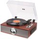 Gramofon RP180 Fenton głośniki USB BT FM brązowy one size 3