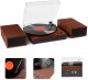 Gramofon RP165C Fenton głośniki BT brązowy one size 1