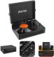 Gramofon w walizce RP118B Fenton wejście/wyjście BT czarny one size 1
