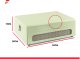 Gramofon w walizce RP118C Fenton wejście/wyjście BT zielony one size 17