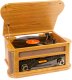 Gramofon Memphis Fenton BT CD kaseta DAB+ FM USB drewno one size 17