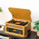 Gramofon Memphis Fenton BT CD kaseta DAB+ FM USB drewno one size 19