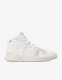 Buty lifestyle damskie On Running The Roger Clubhouse Mid - white/sand 1