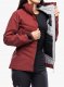 Kurtka hybrydowa damska Salewa Sella PTX 3L Hybrid Jacket - syrah 4