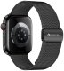 Pasek do Apple Watch Forcell F-Design FA14 magnetyczny stal 42 / 44 / 45 / 49 mm czarny 1