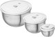 Zwilling Zestaw 3 stalowych misek próżniowych z pokrywką  Zwilling Fresh &Save Trilogy 1