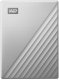 Western Digital My Passport Ultra 2TB Sidabrinis USB-C/USB3.0 HDD 2.5" Metal finish RTL portable extern 1
