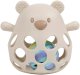 NATTOU Silicone Bear rattle with a ball beige 1
