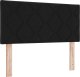 vidaXL Czarne łóżko Box Spring z materacem 90x200 cm 2