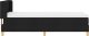 vidaXL Czarne łóżko Box Spring z materacem 90x200 cm 4
