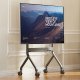 P150 - Elektryczny wózek TV mobilny stojak do telewizorów LCD LED 50&quot;-90&quot; VESA 4