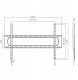C6F - Ultrapłaski mocny uchwyt ścienny do telewizorów LCD LED Plazma 55"-120" 7