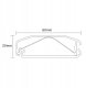 Mask110-W - aluminiowa maskownica kabli z systemem click-lock dł. 110 cm 7