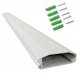 Mask110-W - aluminiowa maskownica kabli z systemem click-lock dł. 110 cm 9