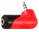 Adapter AV Roxtone Roxtone przejściówka Wtyk Jack 3.5mm Stereo do Gniazdo Kątowe Jack 3.5mm Stereo RPAN200 3
