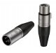 Roxtone komplet XP3FM 3 pin wtyk XLR męski nakablowy, 3 pin gniazdo XLR żeńskie nakablowe 1