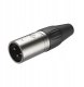 Roxtone komplet XP3FM 3 pin wtyk XLR męski nakablowy, 3 pin gniazdo XLR żeńskie nakablowe 2