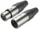 Roxtone komplet XP3FM 3 pin wtyk XLR męski nakablowy, 3 pin gniazdo XLR żeńskie nakablowe 6
