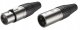 Roxtone komplet XP3FM 3 pin wtyk XLR męski nakablowy, 3 pin gniazdo XLR żeńskie nakablowe 7