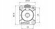 Roxtone RJ3FD-BT - gniazdo panelowe typu Jack 6.3mm stereo 4