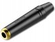 Gniazdo Jack stereo 6.3mm na kabel Roxtone RJ3FPP-BG 3