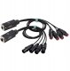 Adapter AV Roxtone Konwerter adapter DMX żeński na RJ45 żeński Roxtone PS4F 4
