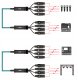 Adapter AV Roxtone Konwerter adapter DMX męski na RJ45 żeński Roxtone PS4M 4