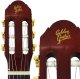 Zestaw: Gitara klasyczna 4/4 39" kolor naturalny GKS39NAT Golden Guitar+ pokrowiec tuner struny kostki one size 20
