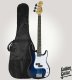 Gitara basowa - kompletny zestaw -Golden Guitar PBGB-40 czarno-niebieska one size 4