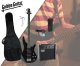 Gitara basowa kompletny zestaw Golden Guitar PBGB-50 Czarna one size 1