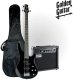 Gitara basowa kompletny zestaw Golden Guitar PBGB-50 Czarna one size 2
