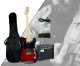 Gitara elektryczna - kompletny zestaw -Golden Guitar TEEG-30 Czarno-czerwona Telecaster one size 1
