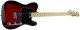Gitara elektryczna - kompletny zestaw -Golden Guitar TEEG-30 Czarno-czerwona Telecaster one size 20