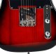 Gitara elektryczna - kompletny zestaw -Golden Guitar TEEG-30 Czarno-czerwona Telecaster one size 21