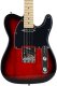 Gitara elektryczna - kompletny zestaw -Golden Guitar TEEG-30 Czarno-czerwona Telecaster one size 2