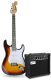 Gitara elektryczna - kompletny zestaw -Golden Guitar STEG-20 Sunburst Stratocaster one size 30