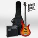 Gitara basowa kompletny zestaw Wiśnia Golden Guitar PBGB-50 Wiśnia one size 2