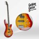 Gitara basowa kompletny zestaw Wiśnia Golden Guitar PBGB-50 Wiśnia one size 7